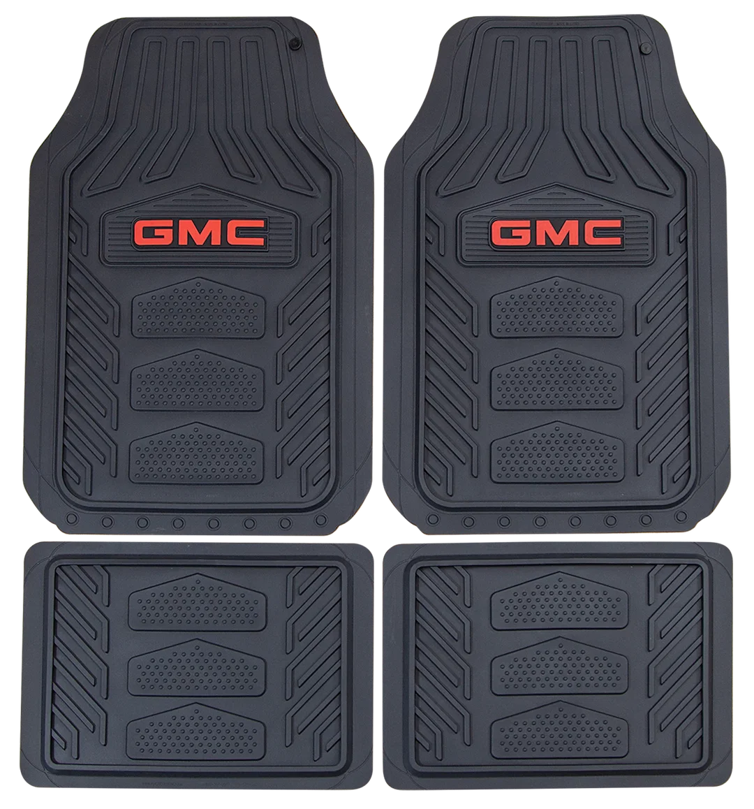 001665R01 – PLASTICOLOR Floor Mat, Black Trim-To-Fit Front 27 Inch Length x 18 Inch Width/ Rear 12-1/2 Inch Length x ...